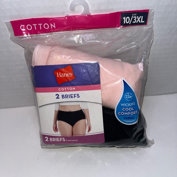 Hanes Cotton 2 Briefs Package Size 10/3XL - Picture 1 of 1